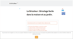 Desktop Screenshot of lebricoleur.org