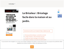 Tablet Screenshot of lebricoleur.org